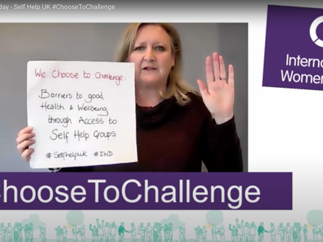 International Women's Day - Sarah CEO chooses to challenge