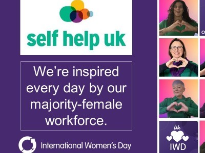 Self Help UK staff team celebrate International Women's Day 2024