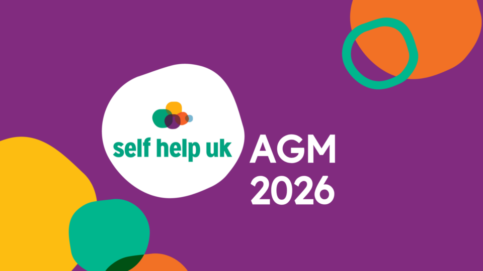 Self Help UK logo with AGM 2026 text.