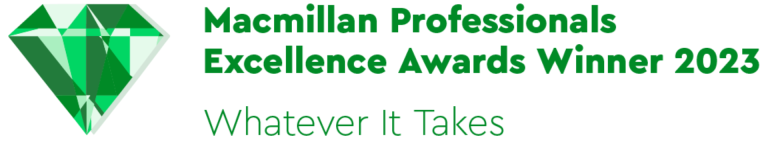 Macmillan Professionals Excellence Awards Winner 2023 Whatever It Takes