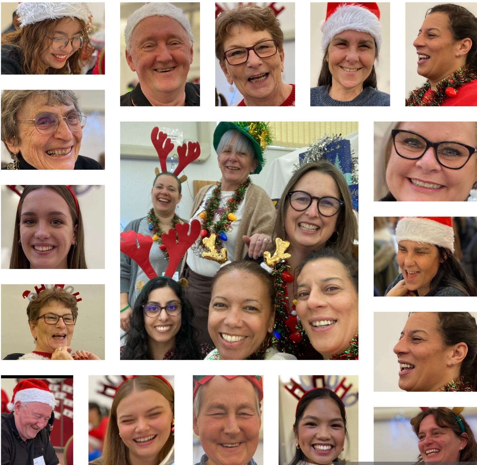 Volunteers Xmas 2024 Staff And Volunteer Collage