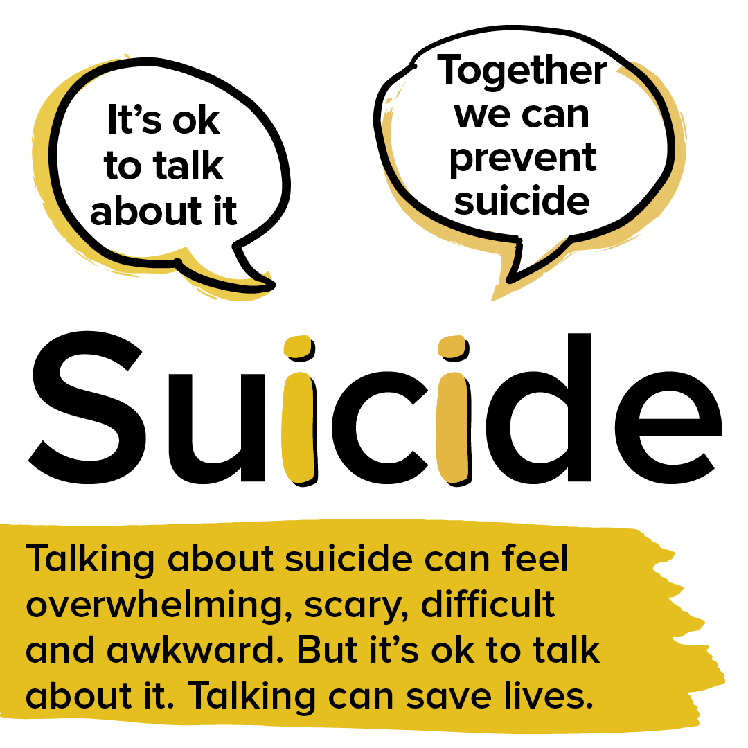 Talking saves lives.
